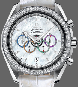 klik aan voor een uitvergroting van de Vancouver Speedmaster Jewelry chronograaf