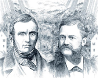 Auguste Agassiz en Ernest Francillon