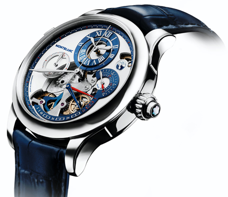 Montblanc Régulateur Nautique Wristwatch Chronograph - klik aan vor een vergroting