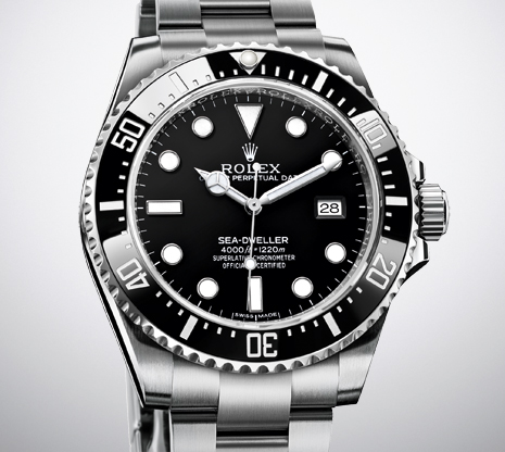klik aan voor een grote afbeelding van de Rolex Oyster Perpetual Sea-Dweller 4000 ref. 116600