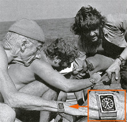 Cousteau met Marine Chronometer van Omega