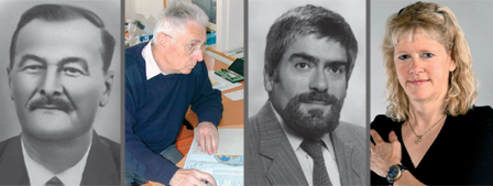 v.l.n.r.: James Aubert, Jean Fillon, Peter Hofer en Ursula Forster