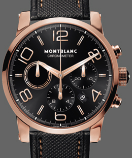 Montblanc TimeWalker Chronograph Automatic Red Gold Black