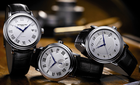 klik aan voor een grote afbeelding van de Raymond Weil's Maestro Tradition horloges