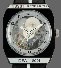 de Tissot Research Idea 2001 kwam in meerdere kleurencombinaties op de markt