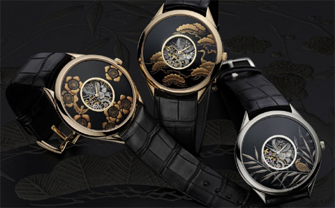 klik aan voor een grotere afbeelding van de Métiers dArt  La symbolique des laques horloges