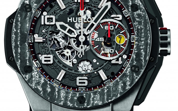 Hublot horloge Big Bang Ferrari Carbon King titanium