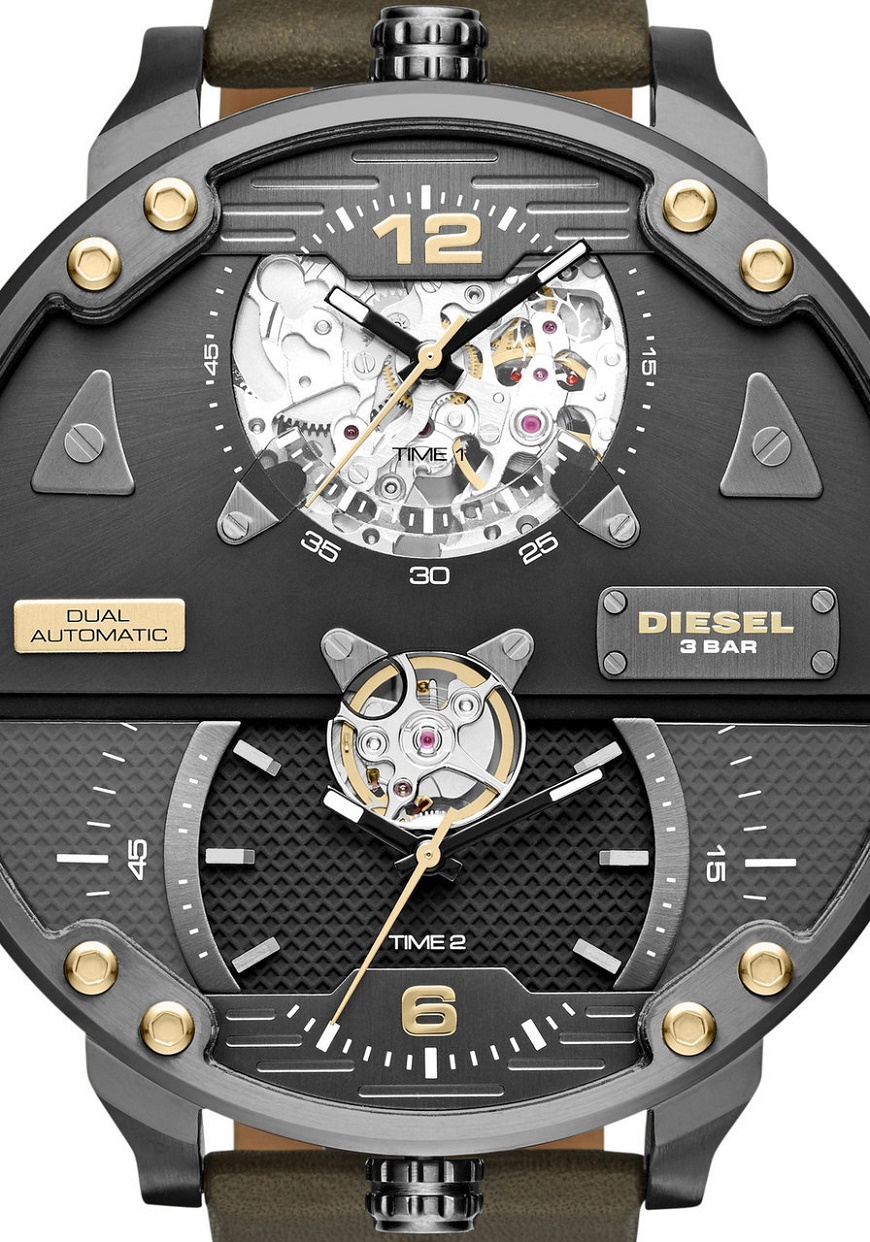 Uitgelezene Diesel Big Daddy Dual Automatic horloge in gelimiteerde oplage GZ-96