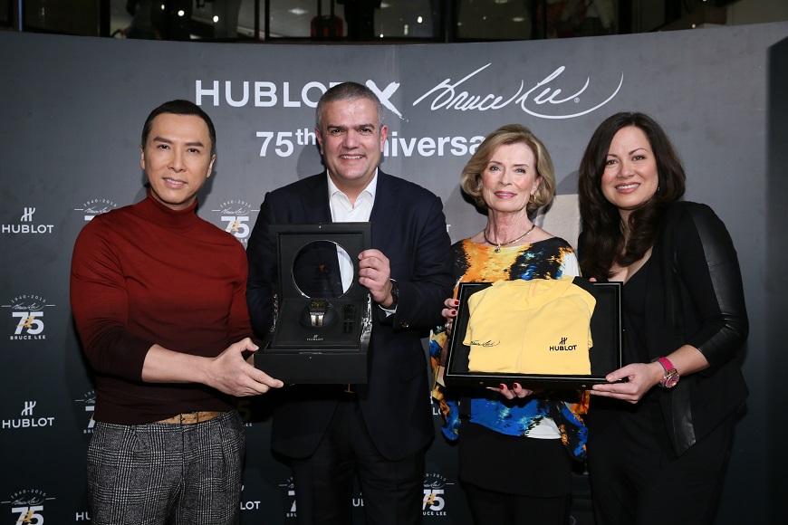 the-hublot-spirit-of-big-bang-for-bruce-lee-timepiece-unveiled-by-donnie-yen-ricardo-guadalupe-linda-lee-and-shannon-lee