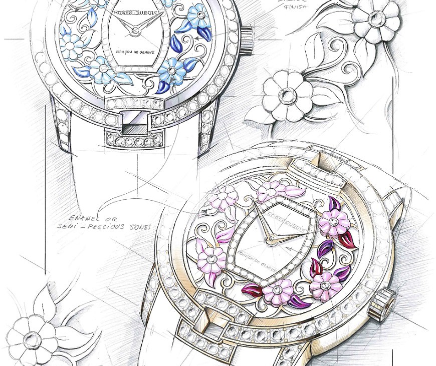 Roger Dubuis, sketch watch