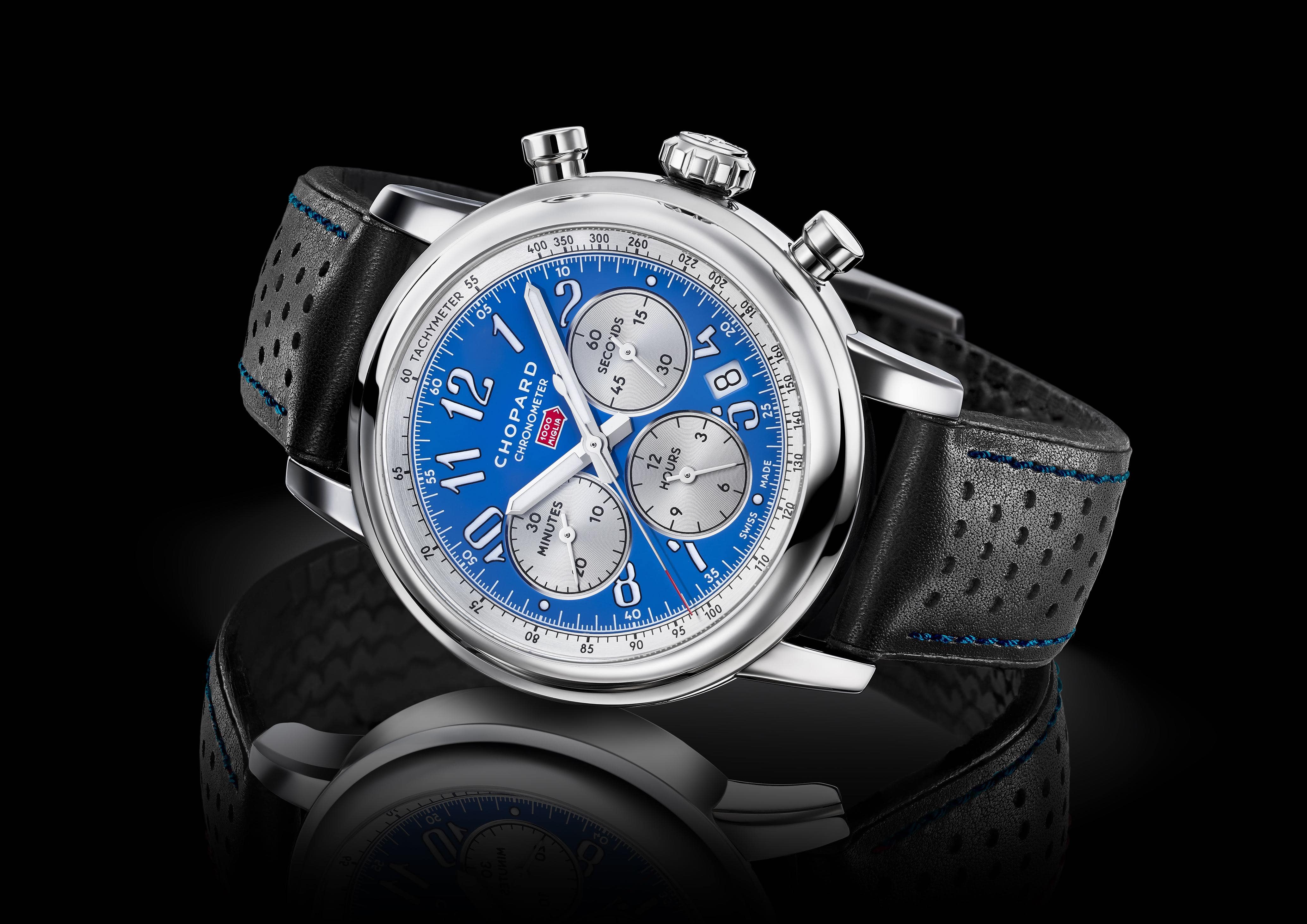 Mille Miglia Racing Colours in Frans blauw