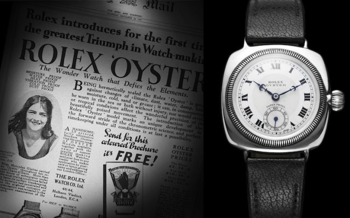 Mercedes droeg een Rolex toen ze in 1927 in het Kanaal dook en richting de overkant zwom