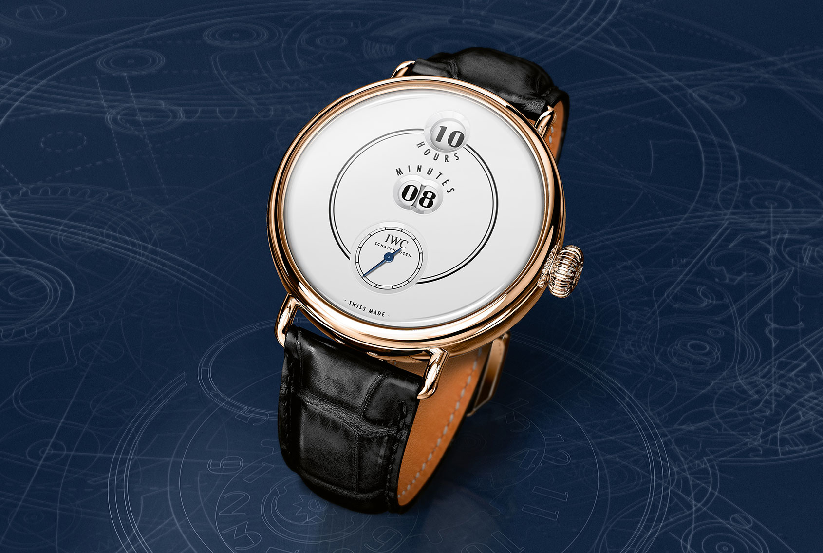 IWC Tribute to Pallweber Edition “150 Years” in roodgoud