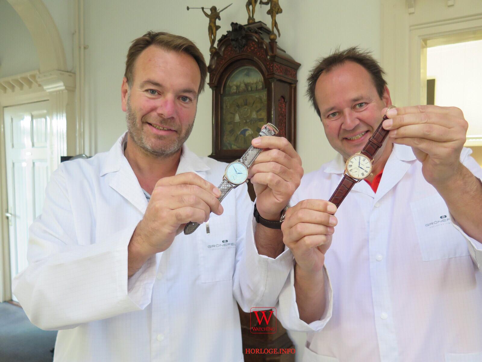 De Horological Brothers Bart (l.) en Tim Grönefeld