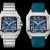 De pre-SIHH 2019 Cartier Santos in blauw
