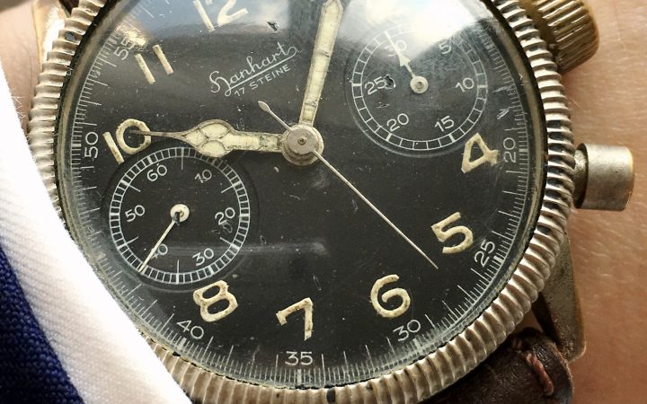 Hanhart Primus Nautic Pilot Bronze is keihard gelimiteerd