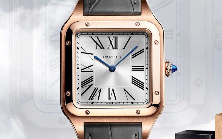 Cartier Santos Dumont XL met mechanisch uurwerk